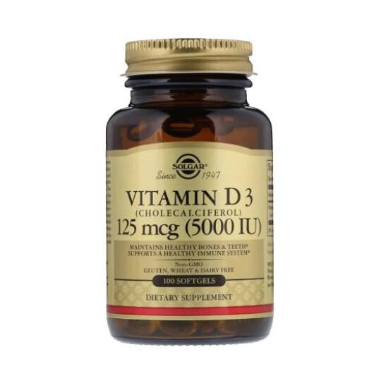 Վիտամին-Դ3 "Սոլգար" դպճ․ 5000ԱՄ №100