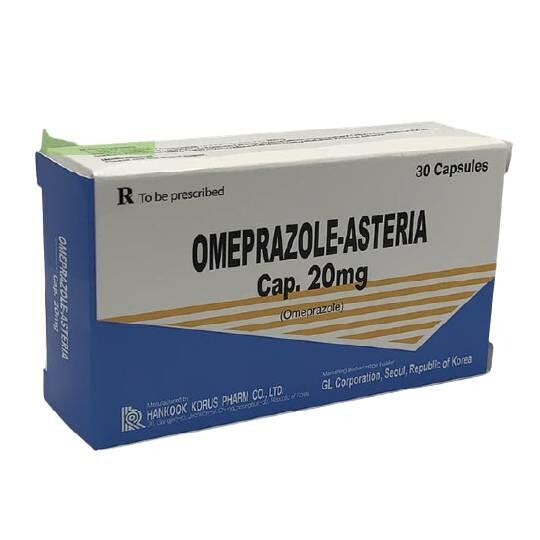 Օմեպրազոլ-Աստերիա դեղապատիճ 20մգ №30